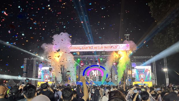 Malam hari kedua Allo Fest 2025