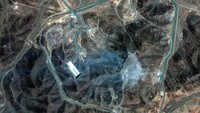 Foto Satelit Kerusakan Situs Nuklir Fordow Iran yang Dibom AS