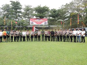 Jelang Hari Bhayangkara Ke-79, Polda Banten Ziarah Makam hingga Gelar Lomba