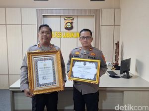 Berikan Pelayanan Terbaik, Polres Lubuklinggau Sabet 2 Penghargaan