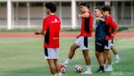 Potret Garuda Muda Gelar Latihan di Stadion Madya