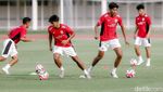 Potret Garuda Muda Gelar Latihan di Stadion Madya