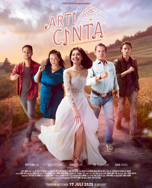 Film bioskop terbaru Arti Cinta (2025)/Foto: Fisheye Movies
