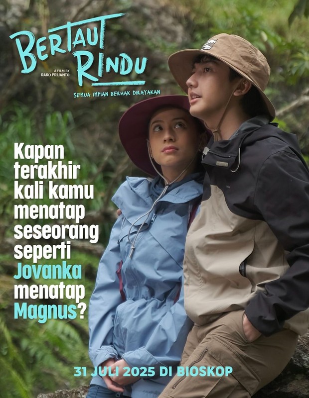 Film bioskop terbaru Bertaut Rindu (2025)/Foto: SinemART