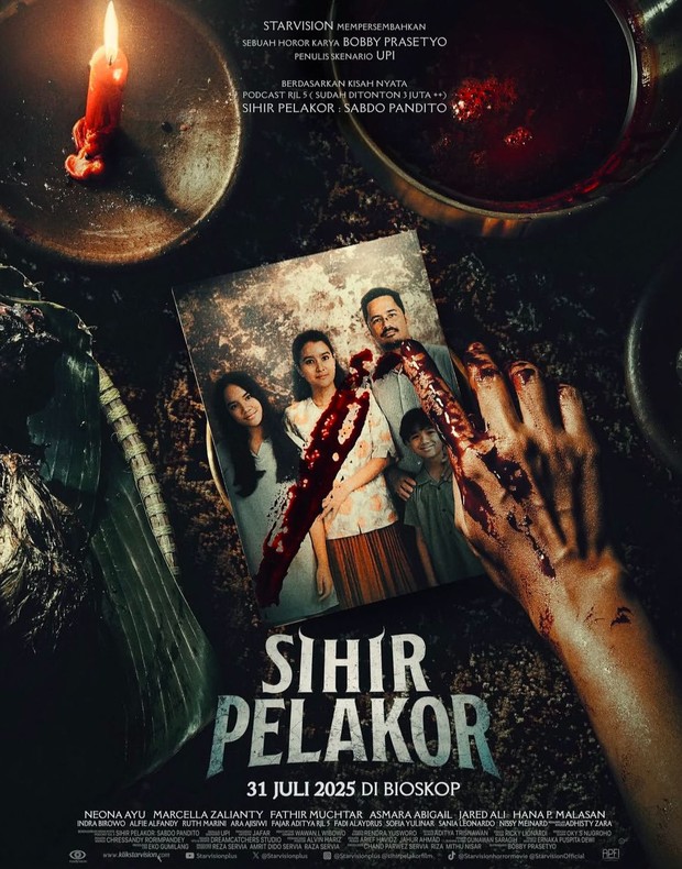 Film bioskop terbaru Sihir Pelakor (2025)/Foto: Kharisma Starvision