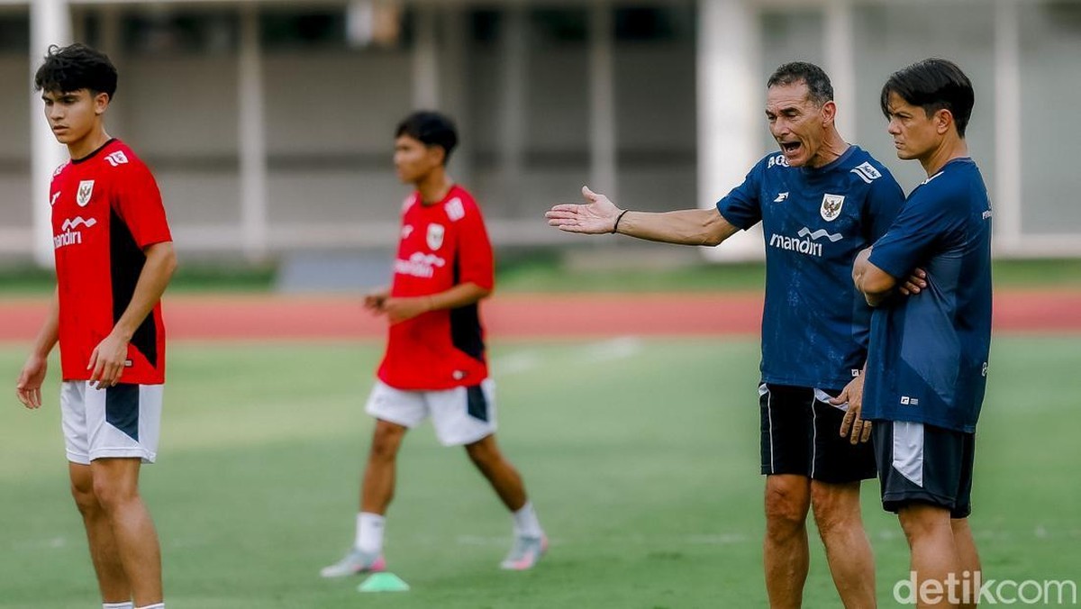 Pelatih Indonesia Gerald Vanenburg menegaskan bahwa dirinya tak pusing Korea Selatan unggulan di Kualifikasi Piala Asia U-23 2026. (Foto: Grandyos Zafna/detikcom)