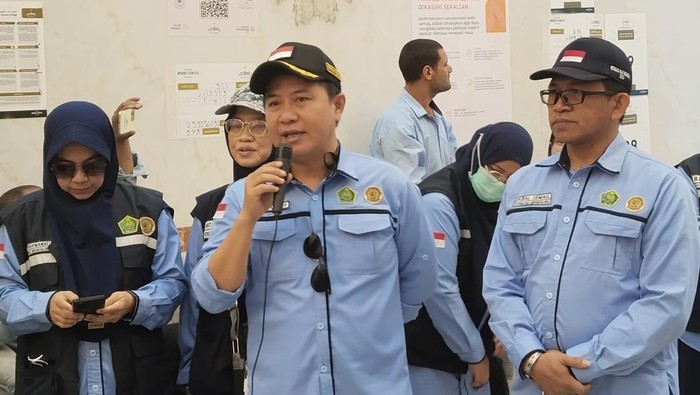 Dirjen Penyelenggaraan Haji dan Umrah Kemenag, Hilman Latief, di Makkah, Selasa (24/6/2025).