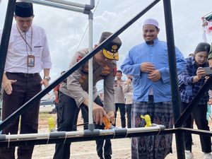 HUT Bhayangkara ke-79, Kapolda Babel Resmikan Sumur Bor Kelima