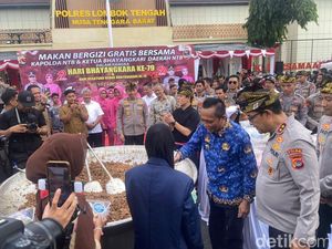 Masak Besar Bobon Santoso Mampir di Polres Lombok Tengah Masak Besar Bobon Santoso Mampir di Polres Lombok Tengah