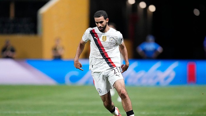Rayan Ait-Nouri left-back of Manchester City and Algeria during the FIFA Club World Cup 2025 group G match between Manchester City FC and Al Ain FC at Mercedes-Benz Stadium on June 22, 2025 in Atlanta, United States. (Photo by Jose Breton/Pics Action/NurPhoto via Getty Images)