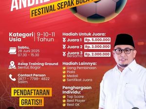 Andre Rosiade Cup Bakal Digelar, Pratama Arhan Bakal Hadiri Pembukaan