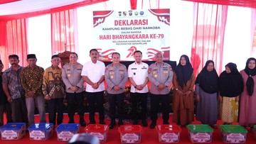 Warga di Kampung Dalam Senapelan Riau Deklarasi Bebas dari Narkoba
