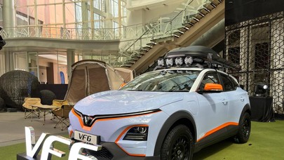 Gaya Mobil Listrik VinFast VF6 Dimodifikasi ala Petualang