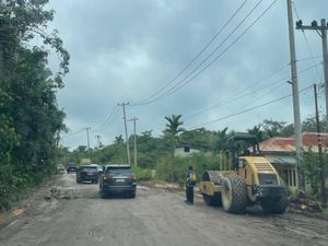 Jalan Rusak Peranap-Kelayang, PUPR Riau Libatkan Perusahaan Tambang Perbaikan