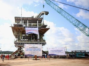 PHE ONWJ Lepas Anjungan Baru Ramah Lingkungan ke Pesisir Laut Jawa PHE ONWJ Lepas Anjungan Baru Ramah Lingkungan ke Pesisir Laut Jawa