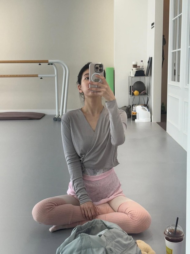 Potret Suzy di studio tari balet