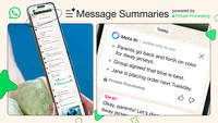 WhatsApp Rilis Fitur Rangkum Chat Pakai Meta AI