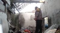 Rumah di Kota Kediri Hancur gegara Septic Tank Meledak