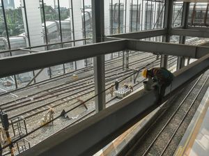 Persiapan Akhir Stasiun Tanah Abang Baru, Siap Sambut Pengalihan Penumpang Persiapan Akhir Stasiun Tanah Abang Baru, Siap Sambut Pengalihan Penumpang