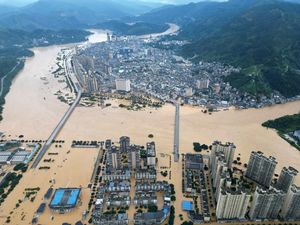 6 Orang Tewas Akibat Banjir di Guizhou China 6 Orang Tewas Akibat Banjir di Guizhou China