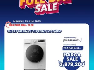 Beli Mesin Cuci Front Loading di Transmart Full Day Sale, Harga Rp 3 Jutaan