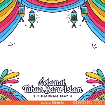 10 Twibbon Tahun Baru Islam 2025 Baru dan Gratis, Bagikan di Medsos!