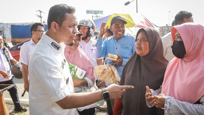 Walkot Pekanbaru Agung keliling kota (Foto: Dok Diskominfo Pekanbaru)