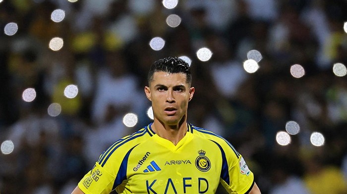Cristiano ROnaldo FILE PHOTO: Soccer Football - Saudi Pro League - Al Wehda v Al Nassr - King Abdul Aziz Stadium, Mecca, Saudi Arabia - February 25, 2025 Al Nassrs Cristiano Ronaldo reacts REUTERS/Stringer/File Photo