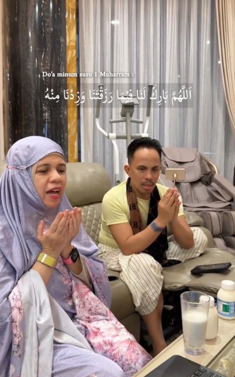 Gen Halilintar minum susu putih saat 1 Muharram