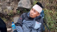 Pendaki Malaysia Terpeleset di Gunung Rinjani, Kepala Diperban