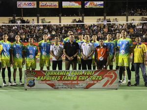 Hadirkan Pemain Pro Liga dan Nasional, Semifinal Kapolres Tanbu Cup Sengit!