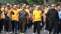 Polda Riau Bangkitkan Semangat Kebersamaan Lewat Olahraga di HUT Bhayangkara