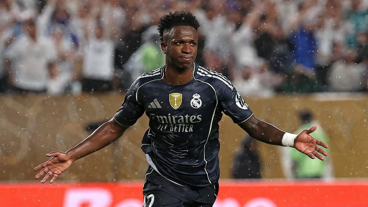 Vinicius Junior mengungkap sosok-sosok yang menjadi inspirasi dirinya. (Foto: AFP/FRANCK FIFE)