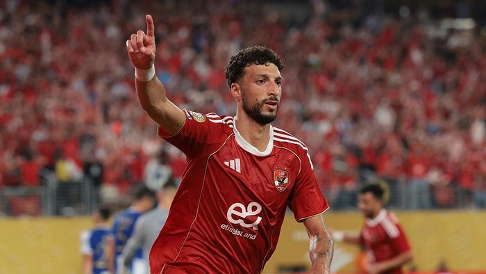 Wessam Abou Ali EAST RUTHERFORD, NEW JERSEY - JUNE 23: Wessam Abou Ali of Al Ahly FC celebrates after scoring to give the side a 1-0 lead during the FIFA Club World Cup 2025 group A match between FC Porto and Al Ahly SC at MetLife Stadium on June 23, 2025 in East Rutherford, New Jersey. (Photo by Jonathan Moscrop/Getty Images)