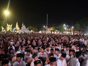 HUT Bhayangkara ke-79, Polisi dan Ribuan Warga Wonogiri Berdoa untuk Bangsa