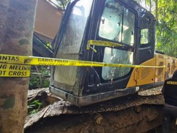 Polisi Sita Alat Berat di Tambang Emas Ilegal Muratara