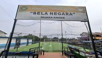 Tak Sangka Bisa Main Bola di Atas Air di Jakarta Utara