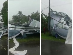 Tenda Pelaminan di Lubuklinggau Roboh Disapu Angin Kencang