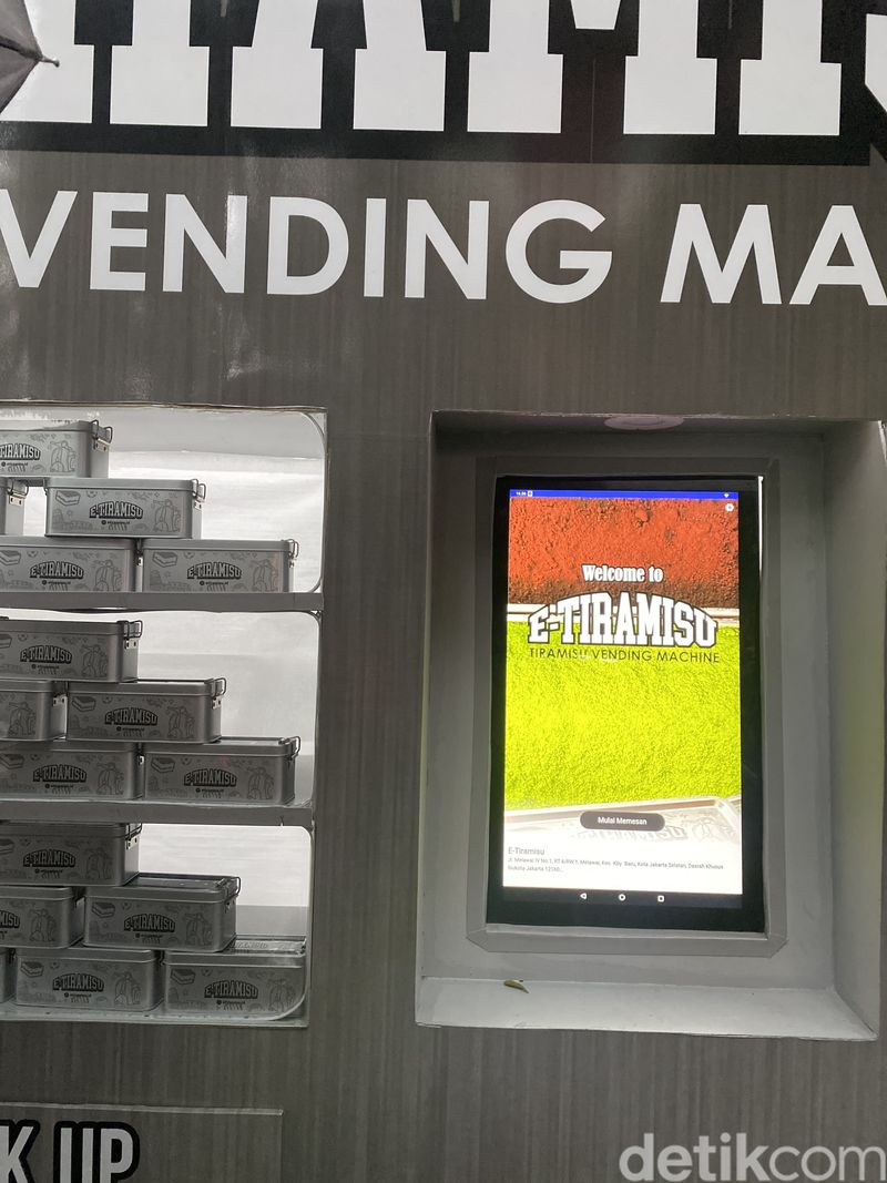 Tiramisu vending machine