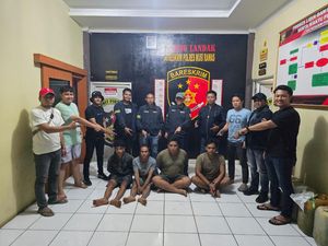 Empat Pencuri 2 Ton Minyak Mentah di Musi Rawas Ditangkap, Satu Buron Empat Pencuri 2 Ton Minyak Mentah di Musi Rawas Ditangkap, Satu Buron