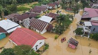 Foto Udara Banjir Rendam Kendari