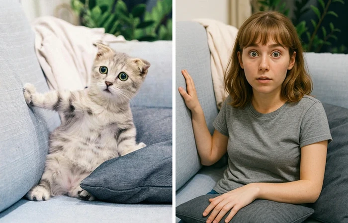 Gambar AI kucing jadi manusia Gambar AI kucing jadi manusia