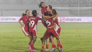 Aksi Timnas Putri Indonesia Kalahkan Kirgistan