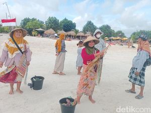 Keluh Pedagang di Tanjung Aan, Cuan Rp 500 Ribu Sehari Terancam Lenyap