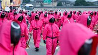Squid Game Kuasai Seoul, Parade Ikonik Rayakan Season Terakhir