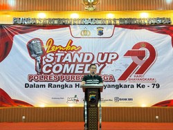 Polres Purbalingga Terima Kritik Masyarakat Melalui Lomba Stand Up Comedy Hari Bhayangkara Ke-79