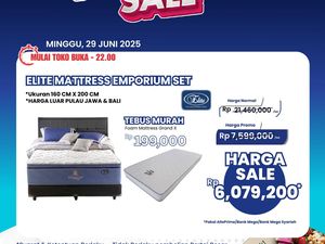 Banting Harga! Beli Kasur di Transmart Full Day Sale Jadi Semurah Ini Banting Harga! Beli Kasur di Transmart Full Day Sale Jadi Semurah Ini