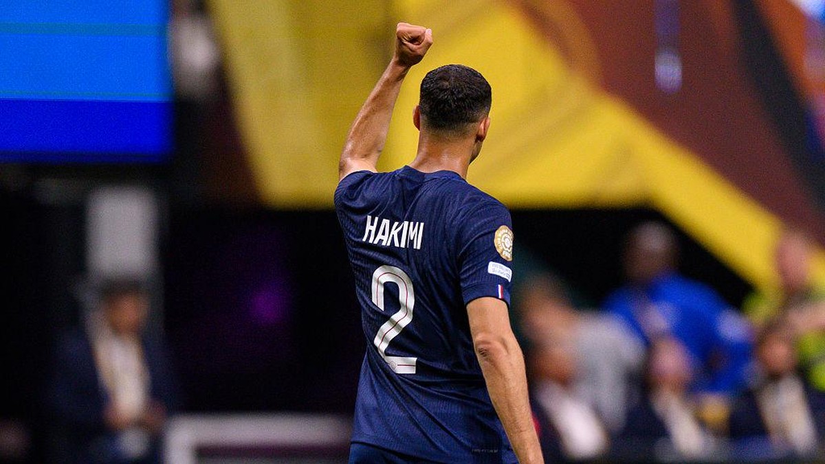 Achraf Hakimi di PSG musim ini: bek rasa striker (Getty Images/Eurasia Sport Images)