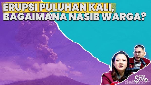 Warga Sekitar Ile Lewotolok Mengungsi di Kebun