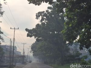 Kabut Asap Mulai Selimuti Pekanbaru Pagi Ini Dampak Karhutla Kabut Asap Mulai Selimuti Pekanbaru Pagi Ini Dampak Karhutla